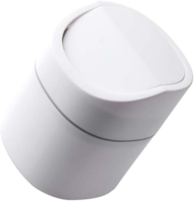 ya 13 9.15 baidi Desktop Trash Can for Mini Cover Garbage Bin Car Waste Container for Mini Garbage Can