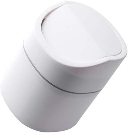 ya 13 9.15 baidi Desktop Trash Can for Mini Cover Garbage Bin Car Waste Container for Mini Garbage Can