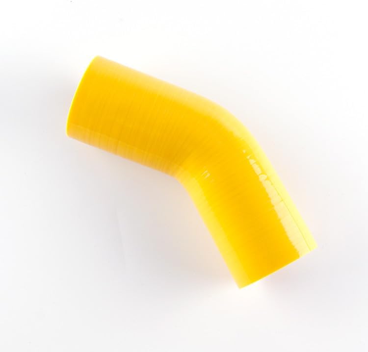 ya 13 9.15 baidi Yellow 3.5 To 3.5 45 DEGREE 89mm Silicone Pipe Intercooler Couple Turbo Kit