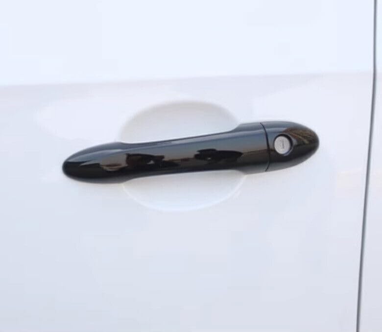 ya 5 8.10 for Kia K5 Optima 2011-2015 Glossy Black Exterior Side Door Handle Cover Trim 8X
