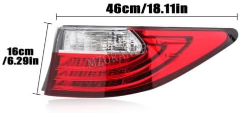 ya 7 8.24 baidi LED Tail Light Right Passenger Exterior Light Brake for Lexus ES350 ES300h 2013-2015