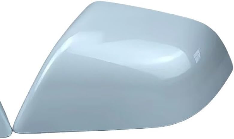 ya 11 9.14 baidiRear Left Pearl White View Side Mirror Cover Skull Cap LH for Tesla Model Y