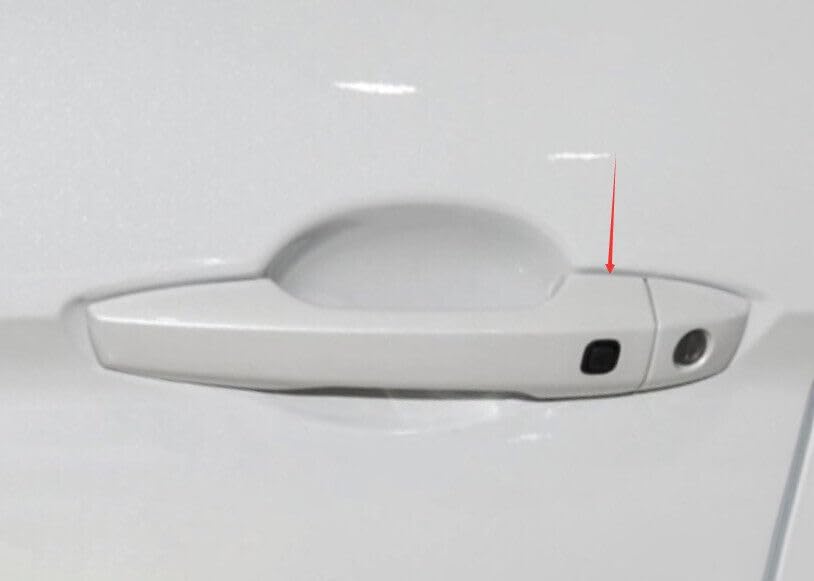 ya 2 8.15 Replacement White Exterior Door Handle Cover Trim for Mitsubishi Eclipse Cross 18-23
