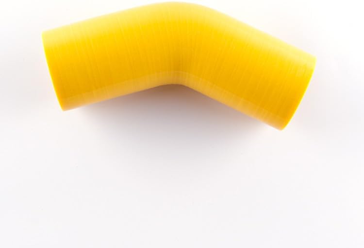 ya 13 9.15 baidi Yellow 3.5 To 3.5 45 DEGREE 89mm Silicone Pipe Intercooler Couple Turbo Kit