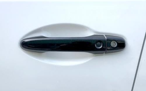 ya 2 8.15 Fits for Honda Civic 9th 2012-2015 ABS Black Car Door Exterior Handle Cover Trim 