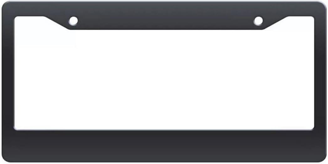 ya 9 10.24 1 Piece Car License Plate Frame Cover Cap Trunk 4 Hole Black for Mazda