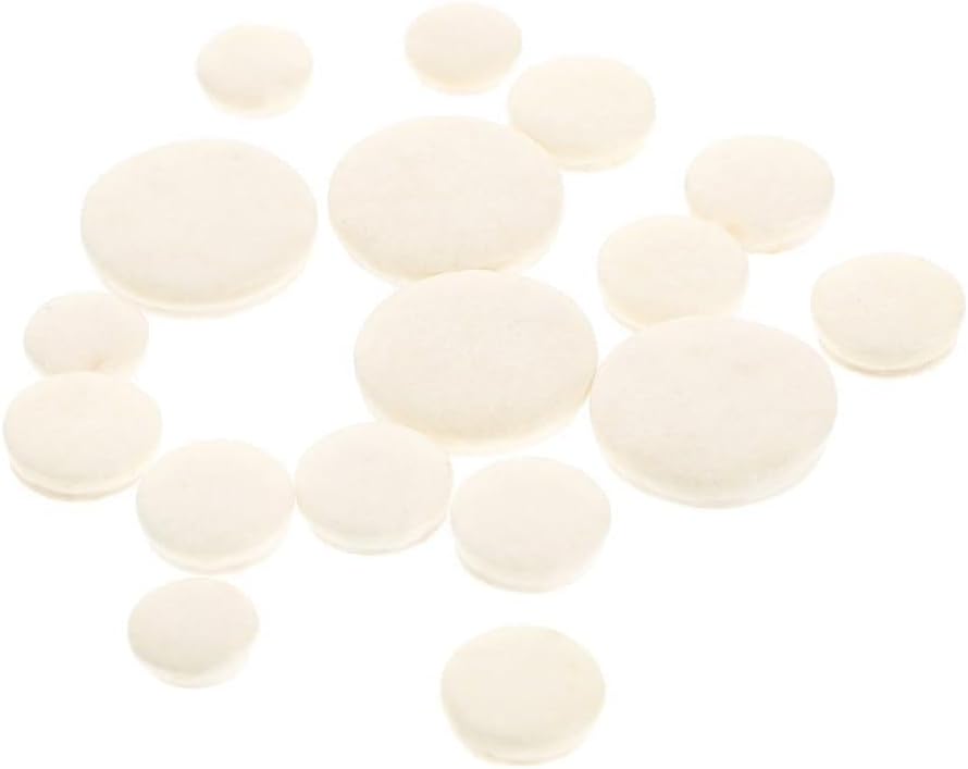 ya 4 8.24 baidi 17 Pcs Clarinet Sound Hole Pad Replacement Mat Useful Accessories