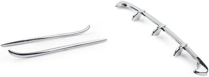 ya 23 10.7 baidi Chrome Trim Fairing Eyebrows Accents &Scoop Trim for Honda GoldWing GL1800 01-11