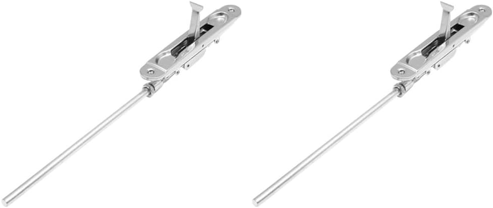 ya 26 10.21 baidi 2 Sets Fire Door Latch Safety Security Lock Stainless Steel Slide Bolt