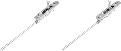 ya 26 10.21 baidi 2 Sets Fire Door Latch Safety Security Lock Stainless Steel Slide Bolt