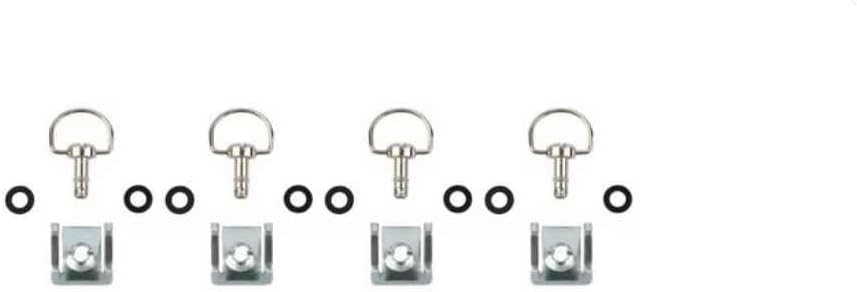 ya 23 10.7 baidi 10-Piece Pack 17mm Quick Release 1/4 D-Ring Turning Racing Rectifier Buckle Universal High Definition -