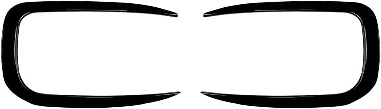 ya 2 8.15 2x Black Side Vent C Canards Splitter for for BMW 1-Series F20 F21 M Sport 2015-2019