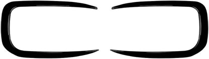 ya 2 8.15 2x Black Side Vent C Canards Splitter for for BMW 1-Series F20 F21 M Sport 2015-2019