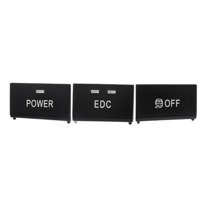 ya 23 10.7 baidi 3pcs Center Console Switch Button Cap for for BMW E90 E92 E93 for M3 61317841136a