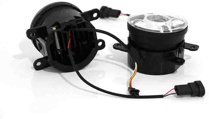 ya 10 9.16 zhengce 4-color car front LED projector lens circular spotlight adjustable light x