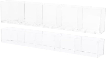 ya 26 10.21 baidi 1 Set Straw Holder For Cabinet Door: Acrylic Transparent Straw Dispenser