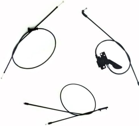 ya 11 9.14 baidi3 Pack Hooded Latch Release Cable for BMW 09-18 640i 650i 528i M6 550i F07 F10 F10-