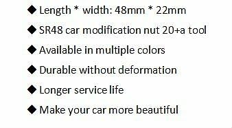 ya 10 9.16 baidi 20 MUTEKI SR48 Color Wheel Lug Nut 12X1.5/12x1.25 Acorn Rim Extended Open End USA-