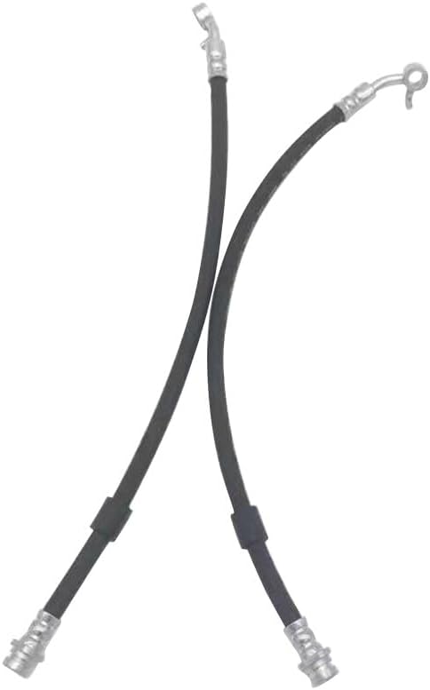 ya 10 9.16 baidi 2Pcs Rear Brake Hydraulic Hose Left+Right Black For Edge MKX 2011-2015