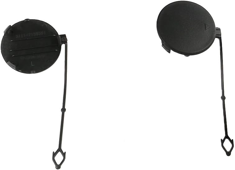 ya 4 8.8.2 2Pcs Front Bumper Tow Hook Eye Cover Cap Left+Right for BMW for X5 E70 2007-2010