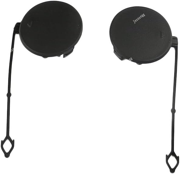 ya 27 10.13 baidi Pair Front Bumper Left+Right Tow Hook Eye Cover Caps for BMW for X5 E70 2007-2010