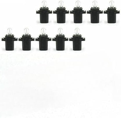 ya 4 8.8 10pcs for Bulbs 12597 T5 12V 1.2W BAX8.3s/1.35 Premium Signal Light