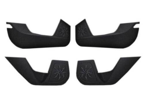 ya 4 8.8 for Ford Focus 2015-18 Carbon Fiber Polyurethane Synthetic Leather Door Kick Pad Panel Trim 4X