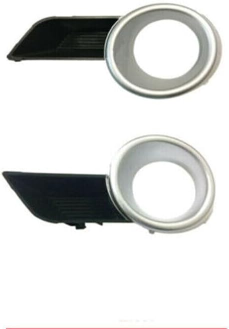 ya 4 8.10 for Toyota Highlander 2008-2010 Silver Cover Front Fog Bumper Lamp Light Grille