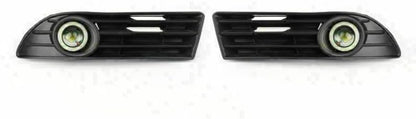 ya 10 9.16 zhengce Left&Right Fog Light Lamp Grille+Wiring Harnessit Set for VW POLO 2005-2009