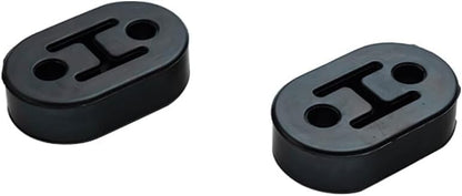 ya 28 10.13 zhengce 4Pcs Universal 2-Hole Car Muffler Hangers Brackets Rubber Black