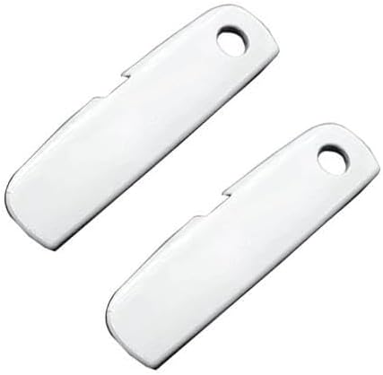 ya 2 8.15 for Dodge Challenger 2012-2023 White Exterior Door Handle Cover Car Decoration 