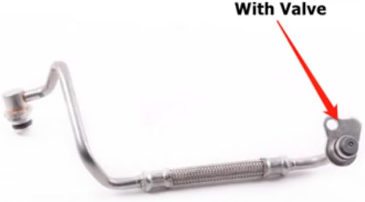 ya 11 9.14 baidiTurbo for Charger Oil Pipe Inlet With Check Valve Feed for BMW 4 3 5 E84 F10 F22 F30