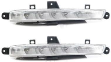 ya 10 9.16 zhengce 1Pair Front Fog Lamp Daytime Running Lights for Mercedes-Benz W221 S63