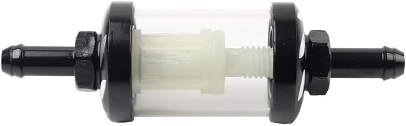 ya 4 8.8.2 8MM 5/16 Inline Reusable Motorcycle Gas Fuel Filter Universal