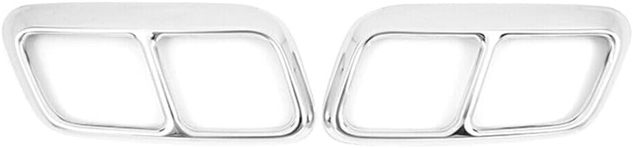 ya 4 8.14 Exhaust Muffler Tail Pipe Cover Fit for Land Rover for Range Rover Sport 2018-19 Silver