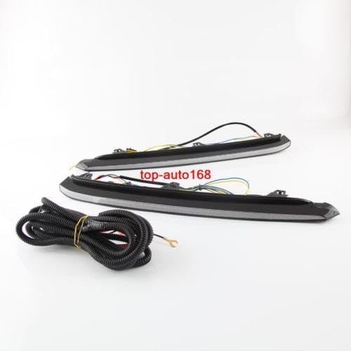 ya 9 10.24 LED Daytime Running Lights/Turn Signals/Fog Lights 2pcs for Mazda 6 2018-2020