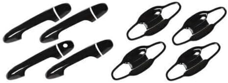 ya 5 8.10 16X Bright Black Side Door Handle Bowl Cover Trim for Toyota Highlander 14-2019