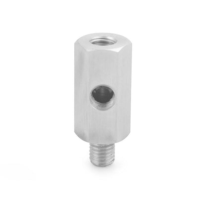 ya 5 8.10 1/4 NPT Female Oil Pressure Sensor Tee to 1/4 NPT Male Adapter Supply Feed Line