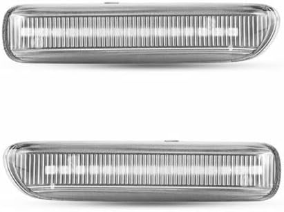 ya 6 8.24 baidi 1Pair Front Left+RightSide Marker Indicator Light for BMW 3 Series E46 325i 330i