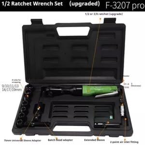 ya 14 9.20 zhengce Pneumatic Ratchet 90 De Large Torque 1/2 Inch 3/8 Inch L Right Angle-16
