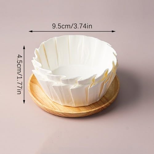 ya 14 9.20 baidi Basque Cheesecake Oil Paper Tray Cake Mold Disposable Release Mousse Cake Pa-wq-3