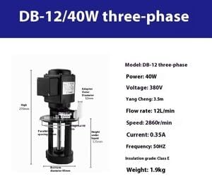 ya 28 10.13 baidi DOB-25 220V Machine Coolant Pump Cooling Water Pump 120W 2860r/min 25L/min