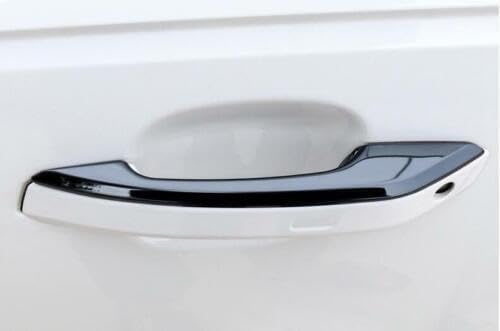 ya 2 8.15 Suitable for Audi Q5 2018-2021 Black Titanium Car Exterior Door Handle Cover Decoration 
