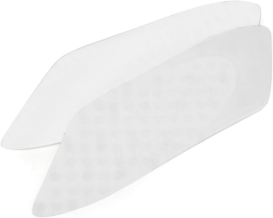 ya 4 8.10 for Yamaha YZF R6 2006-2007 White Tank Traction Pad Side Gas Knee Grip