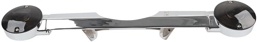 ya 2 8.15 Chrome Rear Turn Signal Bar Housing Lens for Harley Road King FLHR Classic FLHRC