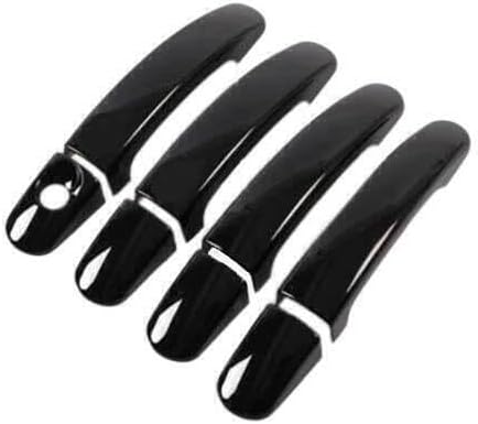 ya 5 8.10 8PCS Cover Trim Gloss Black for Ford Escape Kuga 13-19 Exterior Side Door Handle