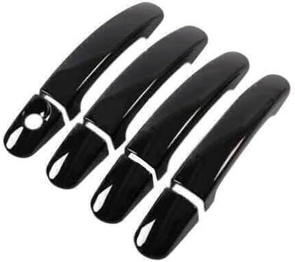 ya 5 8.10 8PCS Cover Trim Gloss Black for Ford Escape Kuga 13-19 Exterior Side Door Handle
