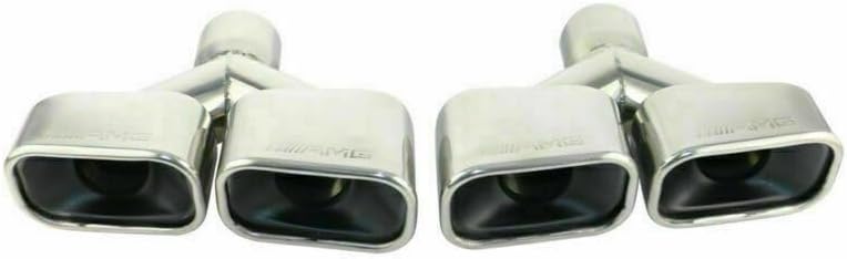 ya 6 8.24 baidi 2.5'' AMG Dual Tips for Mercedes-benz C-Class W204 W203 W211 W214 2PCS