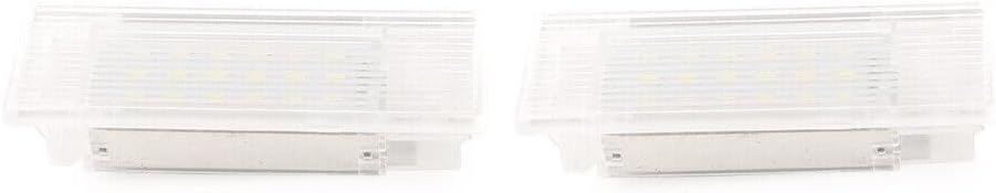 ya 4 8.8 2pcs White LED Door Courtesy Footwell Lights Fit for BMW F20 F21 F30 F31 F32 F15 X5 X6