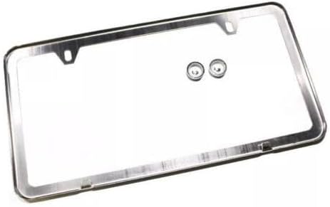 ya 9 10.24 Car License Plate Frame Cover Hood Cap Front Hood Rear Boot White Silicone